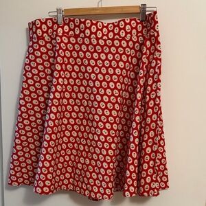 Retrolicious cherry print vintage style skirt size 1X